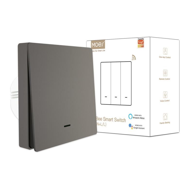 สวิตช์ติดผนังอัจฉริยะ MOES Tuy - Universal Remote Smart Home บทวิจารณ์และราคา