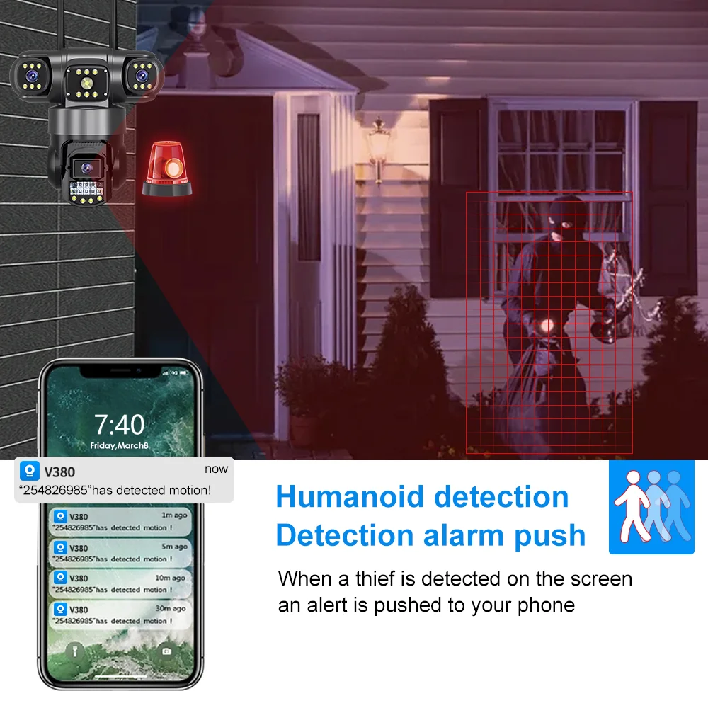 กล้องวงจรปิด V380 Pro 4G สำหรั - Smart Home Camera Ezviz บทวิจารณ์และราคา